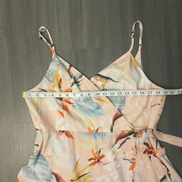 Show Me Your MuMu Mariah Wrap Gown in Paradise Tropical Floral Size XXXL 3X - Picture 9 of 12